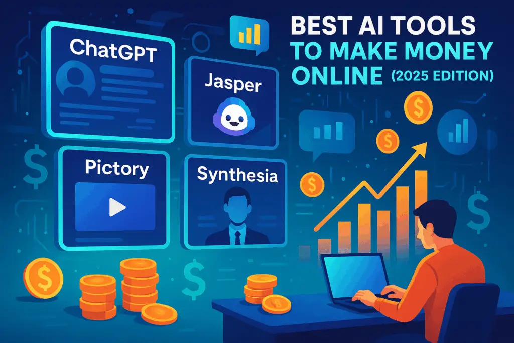 Best AI Tools to Make Money Online in 2025: Top Platforms & Profitable Use Cases
